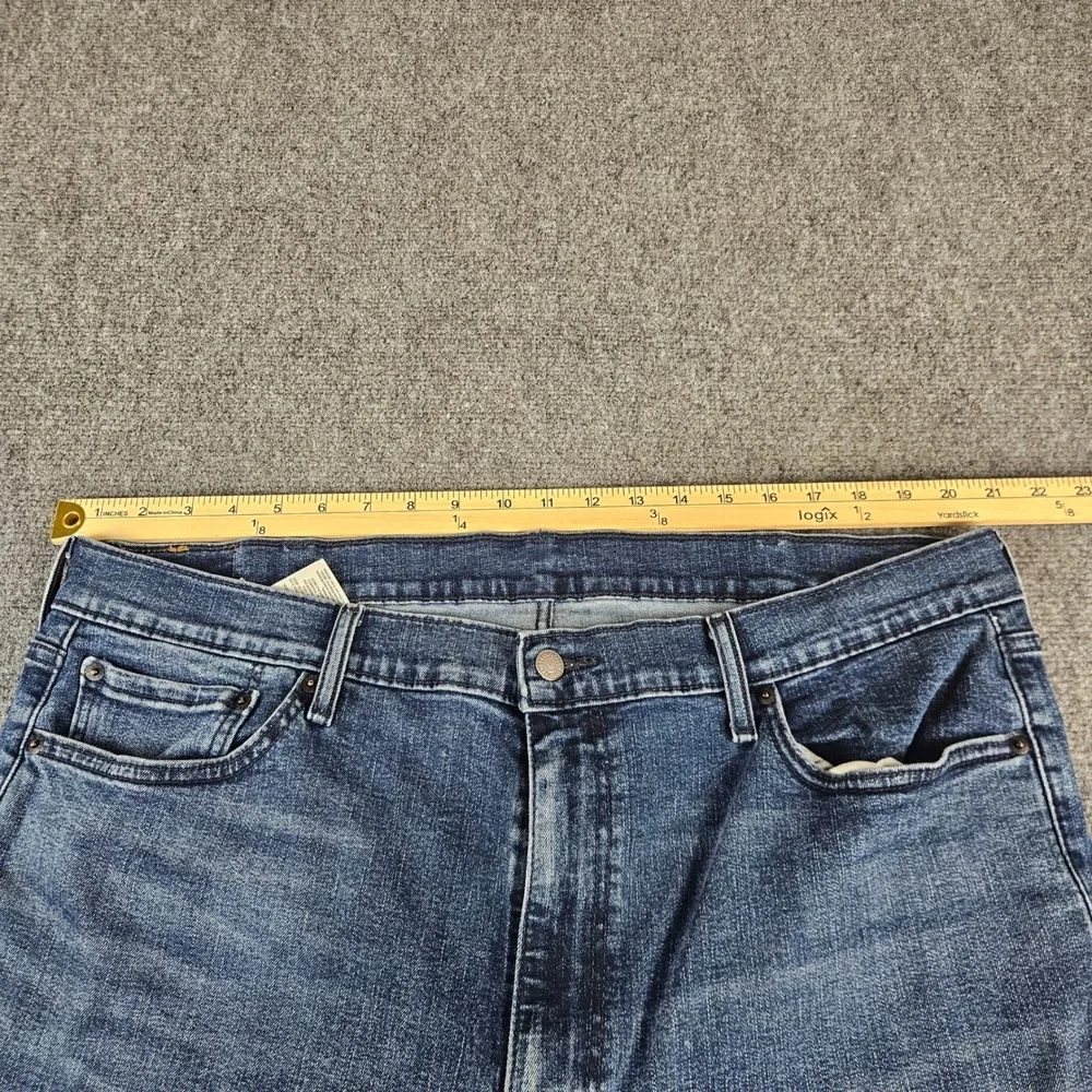 Levis Mens‎ 541 Athletic Taper Medium Wash Blue Denim Jeans W42 L32 Stretch